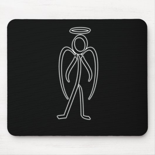 Engel - Stickman Mousepad (Vorne)