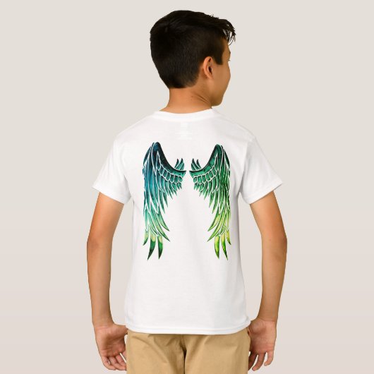 Engel T-Shirt (Schwarz voll)