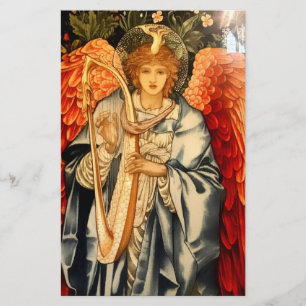 „Engel-Teppich“ von Edward Burne Jones Briefpapier
