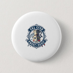 Engel Teufel Katze Katze Mama Geschenk Idee - Enge Button