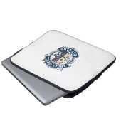 Engel Teufel Katze Katze Mama Geschenk Idee - Enge Laptopschutzhülle (Vorne Knopf)