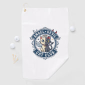 Engel Teufel Katze Katze Mama Geschenkidee - Engel Golfhandtuch (Insitu)