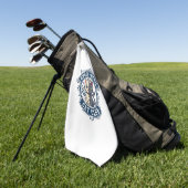 Engel Teufel Katze Katze Mama Geschenkidee - Engel Golfhandtuch (Gras)