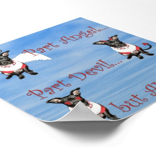 Engel/Teufel Poster (Ecke)