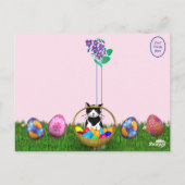 Engel the Kitten's Osterwünsche Postkarte (Rückseite)