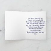 Engel Touch! Freundschaftskarte Karte (Innenseite)