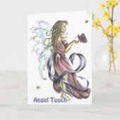 Engel Touch! Freundschaftskarte Karte (Gelbe Blume)
