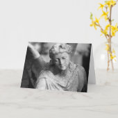 Engel ・ Trauerkar Karte (Gelbe Blume)