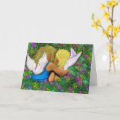 Engel Überall! Karte (Gelbe Blume)