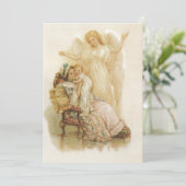 Engel und Babys Einladung (Stehend Vorderseite)