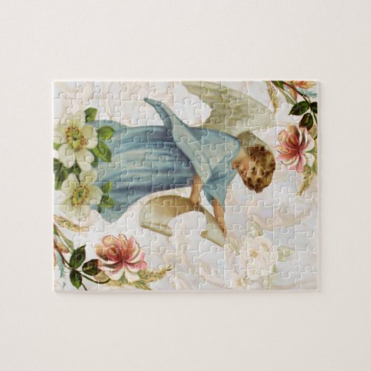 Engel und Blume Puzzle (Horizontal)