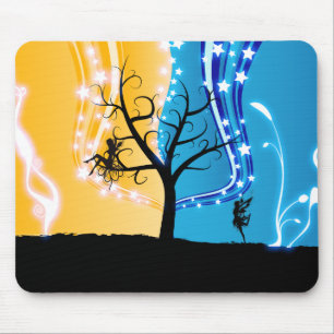Engel und Feen Mousepad
