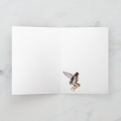 Engel und ihre Taube Karte (Innenseite)