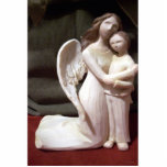 Engel und Kind Freistehende Fotoskulptur<br><div class="desc">Dieses Bild symbolisiert Schutz,  Komfort,  Vergebung,  Liebe,  Sanftheit,  Güte,  Güte,  Güte,  Geduld,  Kraft,  Vertrauen,  Glauben usw.</div>