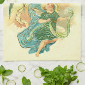 Engel und Kind Geschirrtuch (Gefaltet)