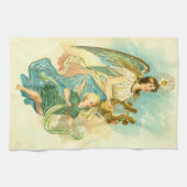 Engel und Kind Geschirrtuch (Horizontal)