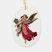 Engel und Kind Keramikornament (Hinten)