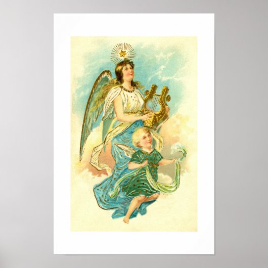 Engel und Kind Poster (Vorne)
