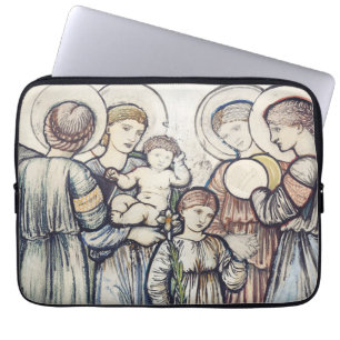 Engel und Kinder von Sir Edward Burne-Jones Laptopschutzhülle
