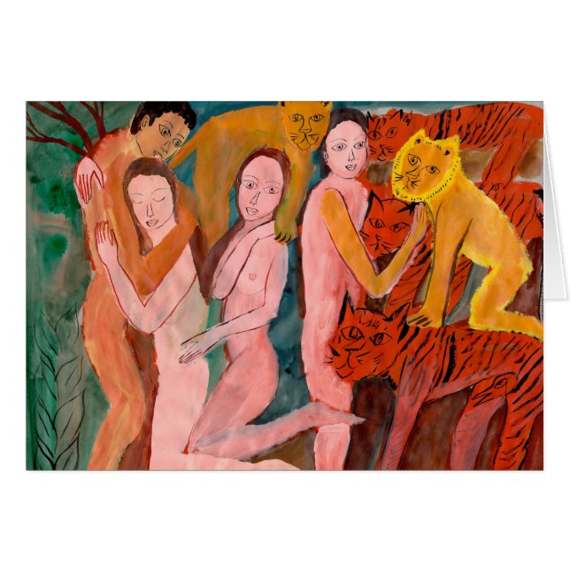 Engel und Löwen (Vorderseite (Horizontal))