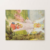 Engel und Mädchen und Schlange Puzzle (Horizontal)