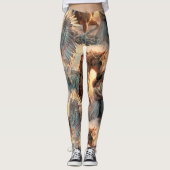Engel und Pferde Leggings (Vorderseite)