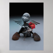 Engel und Rose Poster (Vorne)