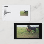 Engel und Spot Visitenkarte (Vorne/Hinten)