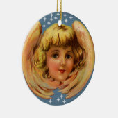 Engel- und Sternenschmuck Keramikornament (Rechts)