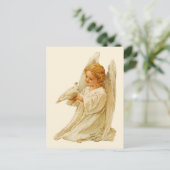 Engel und Taube Postkarte (Stehend Vorderseite)