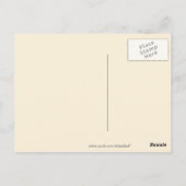 Engel und Taube Postkarte (Rückseite)