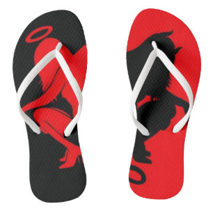 Engel und Teufel Badesandalen