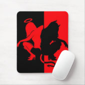 Engel und Teufel Mousepad (Mit Mouse)