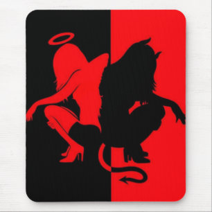 Engel und Teufel Mousepad