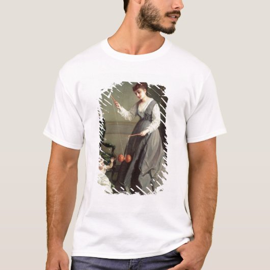 "Engel und Teufel" oder "Spielen von Diabolo T-Shirt (Vorderseite)