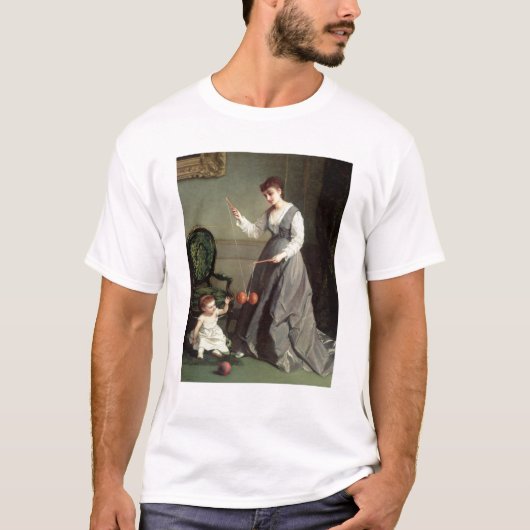 "Engel und Teufel" oder "Spielen von Diabolo T-Shirt (Vorderseite)
