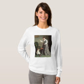 "Engel und Teufel" oder "Spielen von Diabolo T-Shirt (Vorne ganz)
