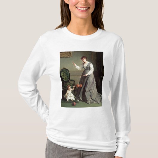 "Engel und Teufel" oder "Spielen von Diabolo T-Shirt (Vorderseite)