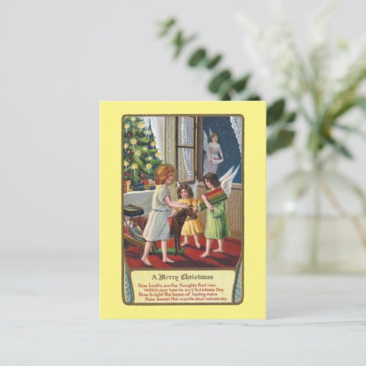 Engel und Toys Vintage Weihnachten (Stehend Vorderseite)