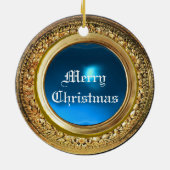 Engel und unakuläre Wahrnehmung von Jungfrau Keramik Ornament (Hinten)