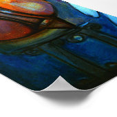 Engel und Violine Poster (Ecke)