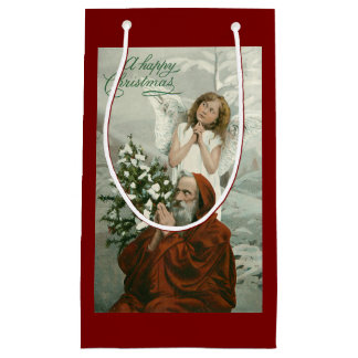 Engel und Weihnachtsbeutel Kleine Geschenktüte