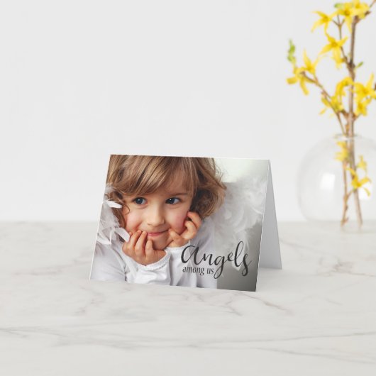 Engel unter uns karte (Gelbe Blume)