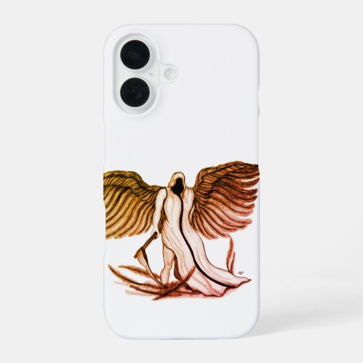 Engel Uriel iPhone 16 Hülle (Rückseite)