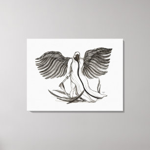 Engel Uriel Leinwanddruck