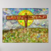 Engel (verblichene Farben) Poster (Vorne)