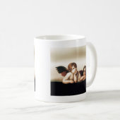 Engel-Version 2 RAPHAEL Sistine Madonnas Kaffeetasse (VorderseiteRechts)