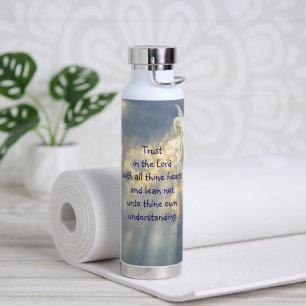  Engel Vertraue auf den Herrn Zitat Inspirierend Trinkflasche