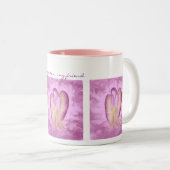 Engel von Anmut Zweifarbige Tasse (VorderseiteRechts)