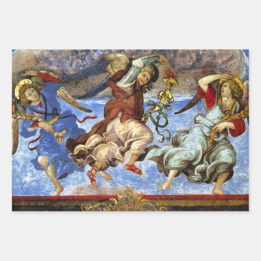 Engel von der Annahme und Ankündigung von Lippi Geschenkpapier Set (Vorderseite)